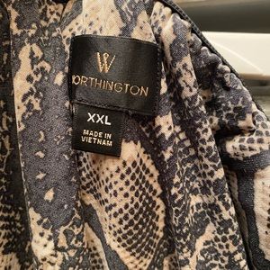 never worn strapless snake print jumpsuit